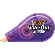 Wite-Out Correction Tape, Mini, 1/5"Wx314-2/5'L, 12/PK, White PK BICWOTM11